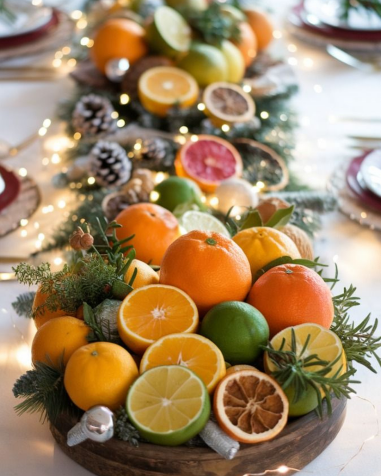 Image avec des fruits spécial Noël