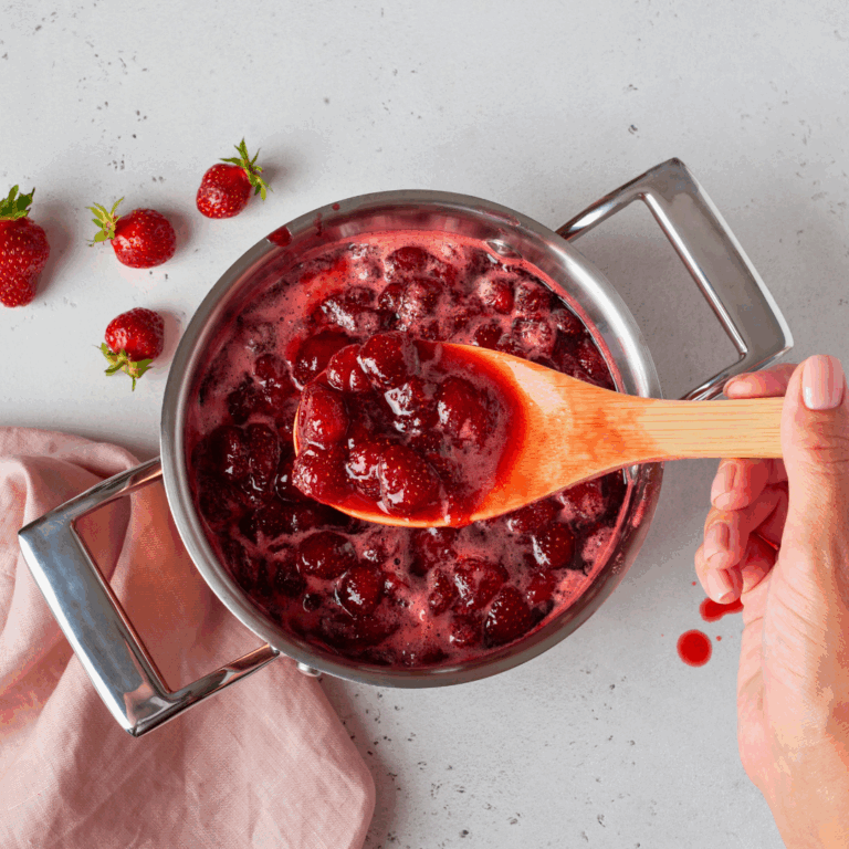 Confiture de fraise maison