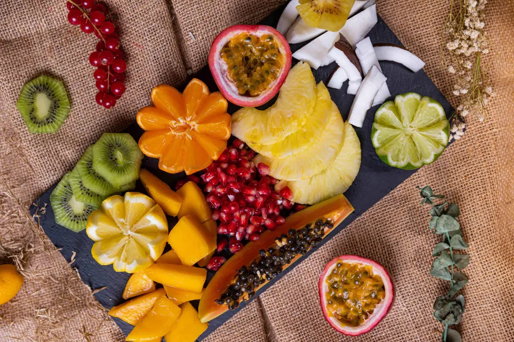 Exotic fruit selection